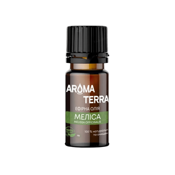 Ефірна олія Aroma Terra Меліси, 10 мл ЕО10 фото