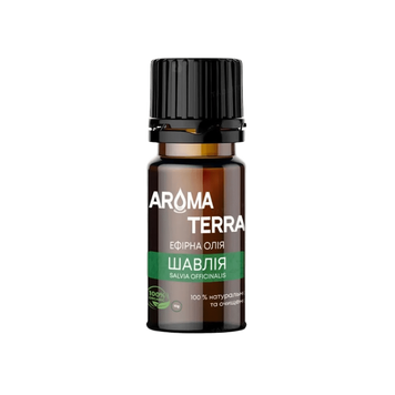 Ефірна олія Aroma Terra Шавлія, 10 мл ЕО23 фото
